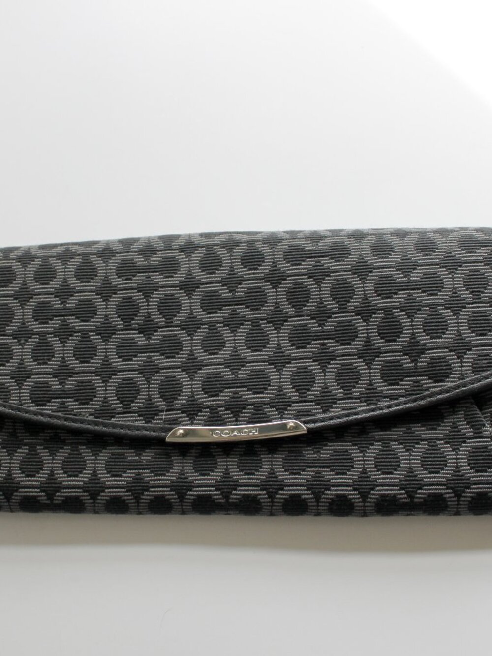 Coach Black Signature Slim Soft Wallet - 16 Card Slot Organizer NWOT 💎